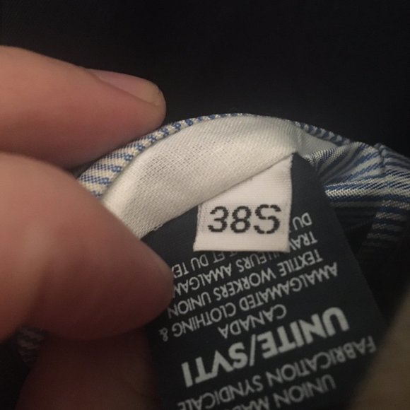 Used Tommy Hilfiger Mens Blazer Biege Size 38 - Picture 5 of 9